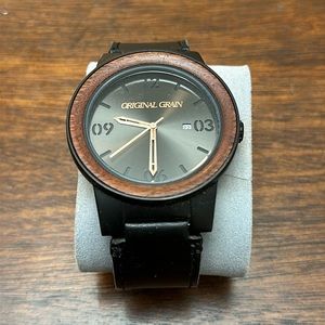 Original Grain Mens Watch Black